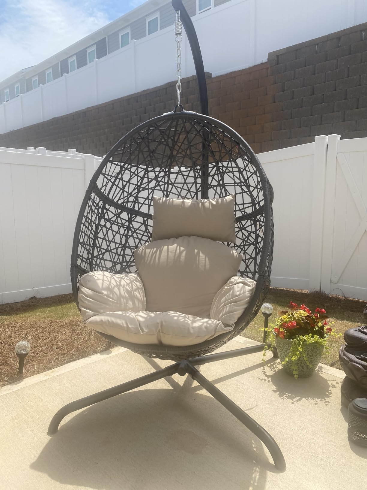 Scaun hamac tip ou, design pliabil