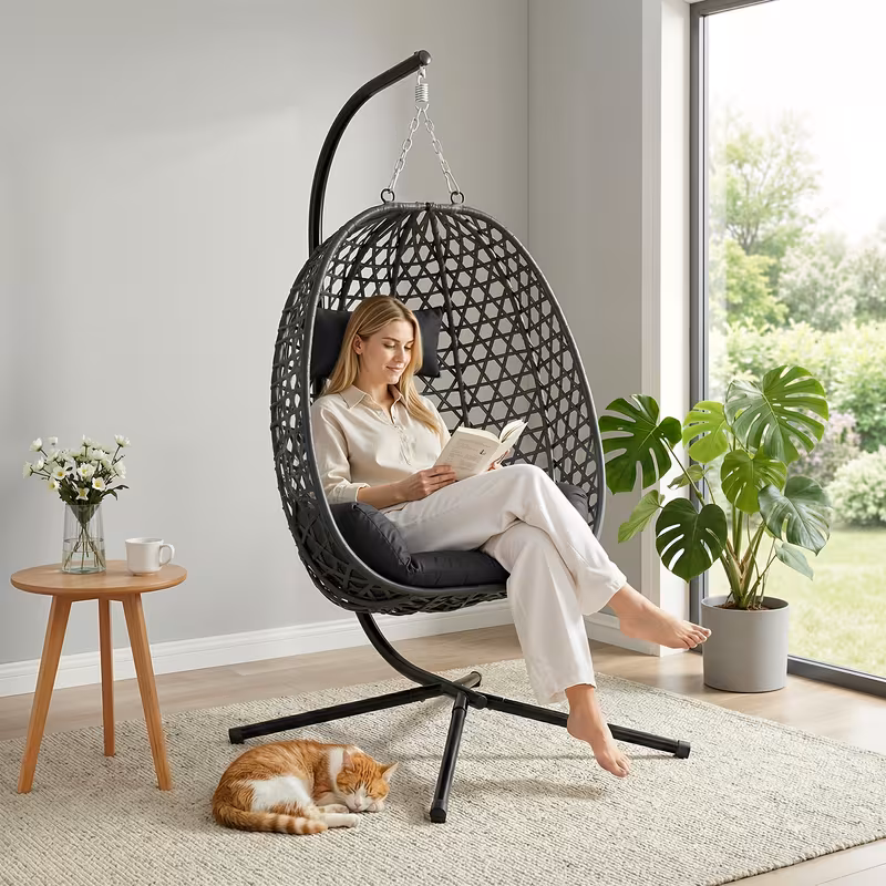 Scaun hamac tip ou suspendat, imagine 1